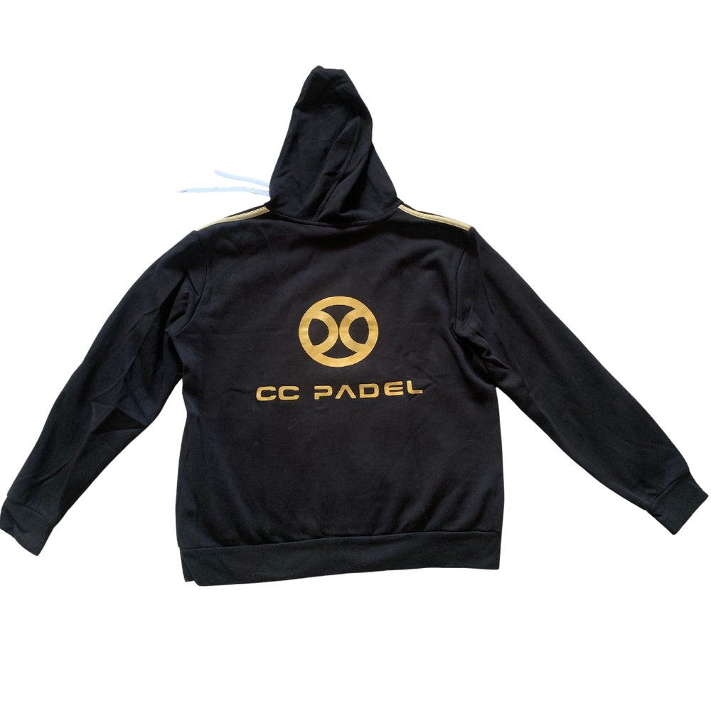 Woman CC PADEL Hoodie Adidas Collection - Black/Gold