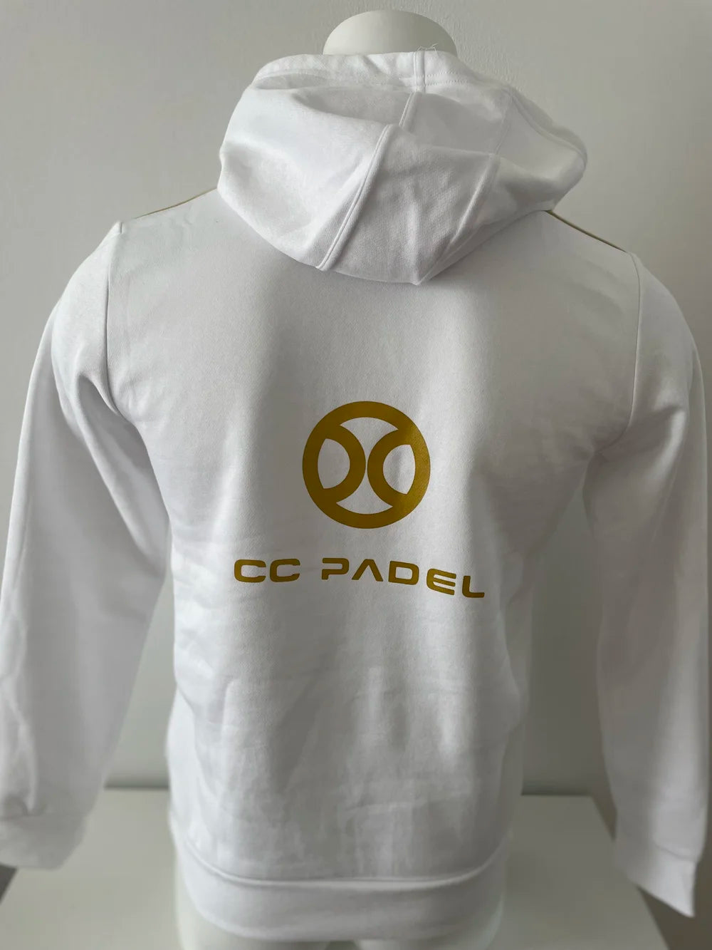 Woman CC PADEL Hoodie Adidas Collection - White/Gold