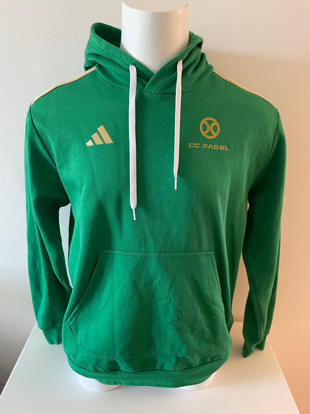 Men CC PADEL Hoodie Adidas Collection - Green/Gold
