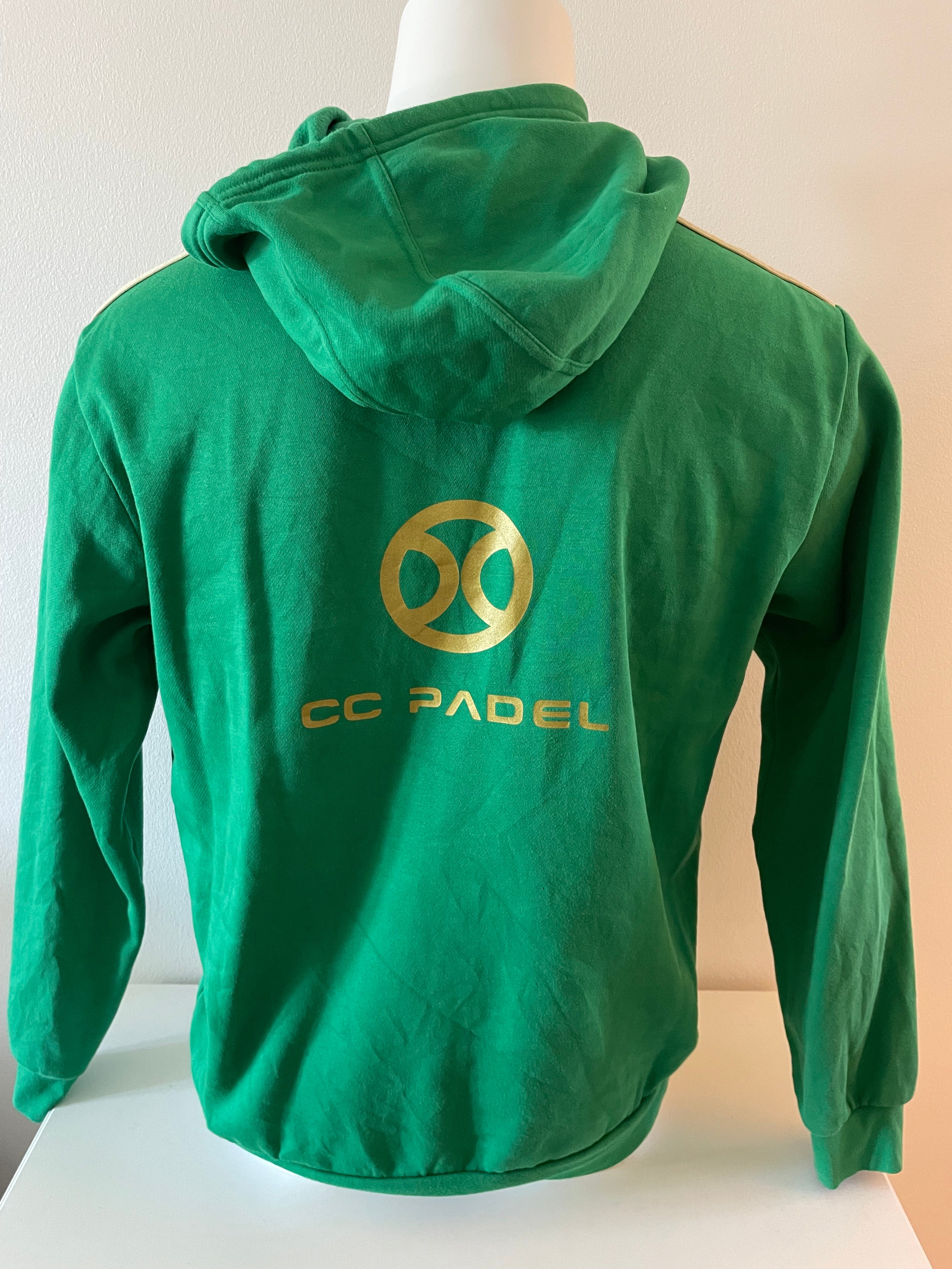 Men CC PADEL Hoodie Adidas Collection - Green/Gold