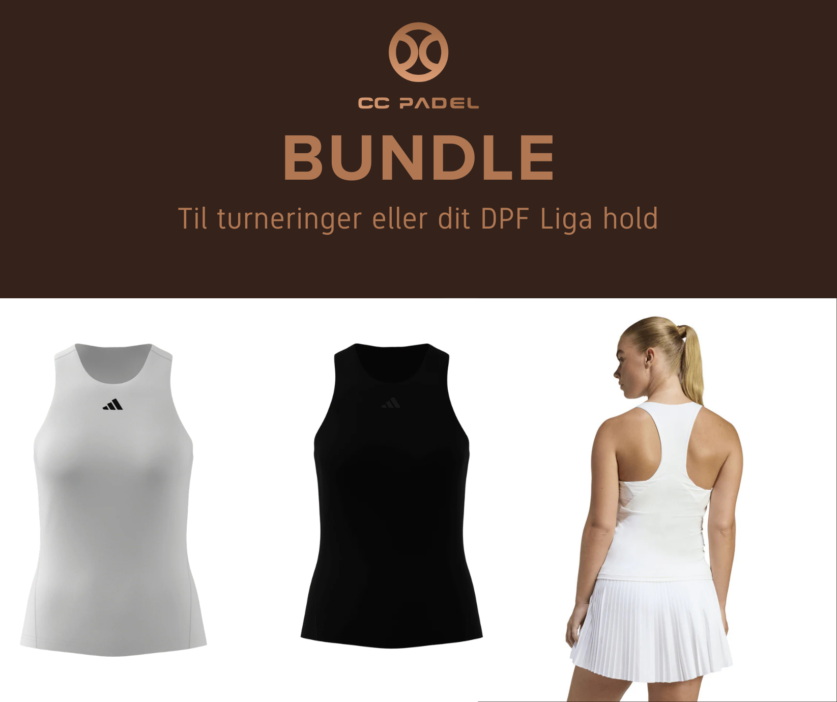 Adidas Holdpakke Dame - 2 tanktops & 1 skirt