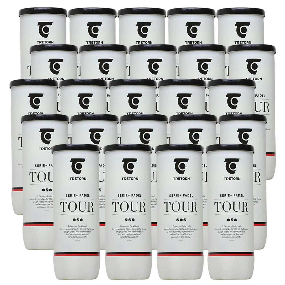 Tretorn Serie+ x3 Padel Tour Balls - 24 Rør